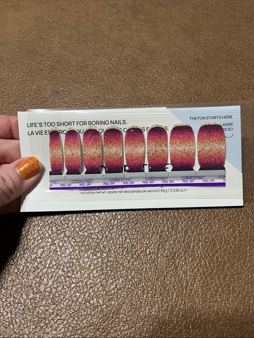 BOGO COLOR STREET | One More Sunset Nail Strips